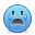Smiley Sad Blue Icon